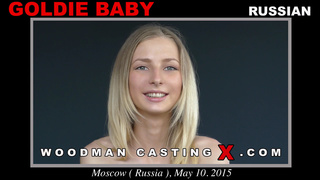 【WoodmanCastingX】8102｜Goldie Baby (20yo Russian) Full Casting Hard - Sex Testing