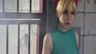 沖田杏梨がストⅡのキャミィのコスプレになってすごくエロくていい感じの動画