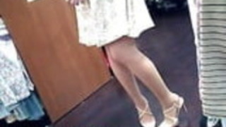 パンティストッキングの女性